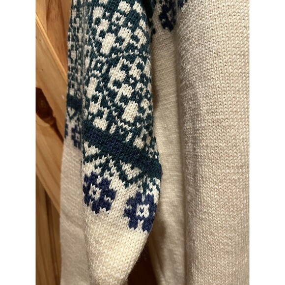 STOWE WOOLENS Vermont Handcrafted 100% Wool Women’s Sweater Large - Picture 3 of 8